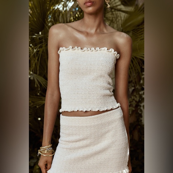 Zara knit bandeau top - Picture 11 of 13